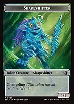 Glossy Finish Lorwyn Eclipsed Tokens Shapeshifter ( #1 )