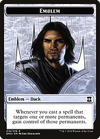 Matte Finish Eternal Masters Tokens Dack Fayden Emblem ( #16 )