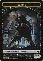 Glossy Finish Eldritch Moon Tokens Zombie ( #3 )
