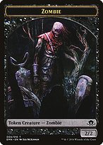 Glossy Finish Eldritch Moon Tokens Zombie ( #4 )
