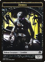 Glossy Finish Eldritch Moon Tokens Zombie ( #6 )