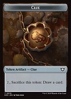 Glossy Finish Edge of Eternities Commander Tokens Clue ( #10 )