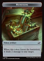 Matte Finish Edge of Eternities Tokens Munitions ( #9 )