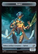 Matte Finish Edge of Eternities Tokens Robot ( #10 )