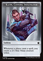 Glossy Finish Foundations Tokens Kaito, Cunning Infiltrator Emblem ( #24 )