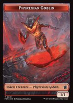 Glossy Finish Foundations Tokens Phyrexian Goblin ( #31 )
