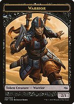 Glossy Finish Fate Reforged Tokens Warrior ( #3 )