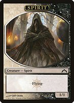 Matte Finish Gatecrash Tokens Spirit ( #7 )