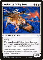 Matte Finish Theros Beyond Death Archon of Falling Stars ( #2 )