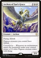 Matte Finish Theros Beyond Death Archon of Sun's Grace ( #3 )