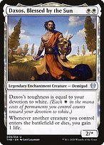 Matte Finish Theros Beyond Death Daxos, Blessed by the Sun ( #9 )