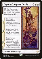 Matte Finish Theros Beyond Death Elspeth Conquers Death ( #13 )