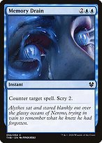 Matte Finish Theros Beyond Death Memory Drain ( #54 )