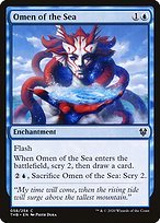 Matte Finish Theros Beyond Death Omen of the Sea ( #58 )