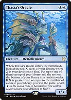 Matte Finish Theros Beyond Death Thassa's Oracle ( #73 )