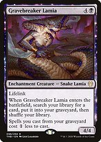 Matte Finish Theros Beyond Death Gravebreaker Lamia ( #98 )