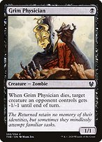 Matte Finish Theros Beyond Death Grim Physician ( #100 )