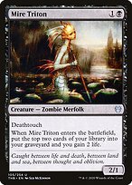 Matte Finish Theros Beyond Death Mire Triton ( #105 )
