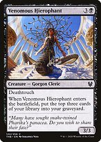 Matte Finish Theros Beyond Death Venomous Hierophant ( #122 )
