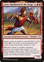 Matte Finish Theros Beyond Death Anax, Hardened in the Forge ( #125 )