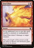 Matte Finish Theros Beyond Death Final Flare ( #134 )