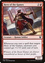 Matte Finish Theros Beyond Death Hero of the Games ( #137 )