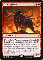 Matte Finish Theros Beyond Death Ox of Agonas ( #147 )