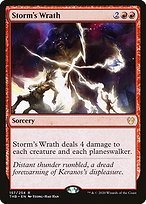 Matte Finish Theros Beyond Death Storm's Wrath ( #157 )