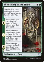 Matte Finish Theros Beyond Death The Binding of the Titans ( #166 )