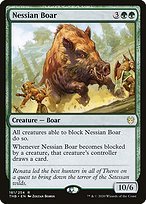 Matte Finish Theros Beyond Death Nessian Boar ( #181 )