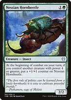 Matte Finish Theros Beyond Death Nessian Hornbeetle ( #182 )