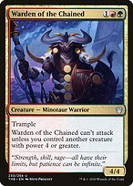 Matte Finish Theros Beyond Death Warden of the Chained ( #230 )