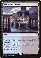 Matte Finish Theros Beyond Death Temple of Deceit ( #245 )