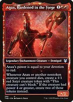 Matte Finish Theros Beyond Death Anax, Hardened in the Forge ( #264 )