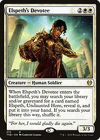 Matte Finish Theros Beyond Death Elspeth's Devotee ( #272 )