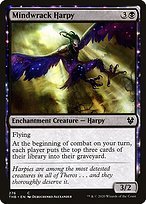 Matte Finish Theros Beyond Death Mindwrack Harpy ( #276 )