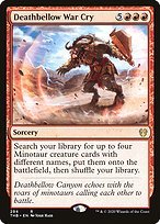 Matte Finish Theros Beyond Death Deathbellow War Cry ( #294 )
