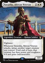 Matte Finish Theros Beyond Death Taranika, Akroan Veteran ( #303 )
