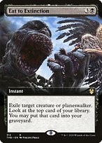 Matte Finish Theros Beyond Death Eat to Extinction ( #312 )