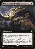 Matte Finish Theros Beyond Death Treacherous Blessing ( #316 )