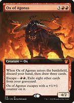 Matte Finish Theros Beyond Death Ox of Agonas ( #318 )