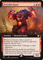 Matte Finish Theros Beyond Death Tectonic Giant ( #323 )