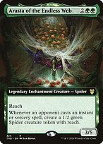 Matte Finish Theros Beyond Death Arasta of the Endless Web ( #325 )