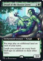Matte Finish Theros Beyond Death Dryad of the Ilysian Grove ( #326 )