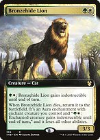 Matte Finish Theros Beyond Death Bronzehide Lion ( #334 )