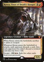 Matte Finish Theros Beyond Death Kroxa, Titan of Death's Hunger ( #340 )