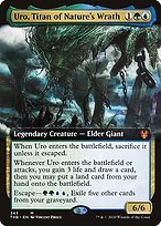 Matte Finish Theros Beyond Death Uro, Titan of Nature's Wrath ( #343 )