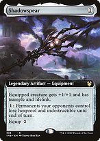 Matte Finish Theros Beyond Death Shadowspear ( #345 )