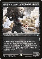Matte Finish Theros Beyond Death Gray Merchant of Asphodel ( #355 )