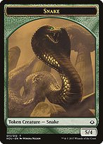 Glossy Finish Hour of Devastation Tokens Snake ( #11 )